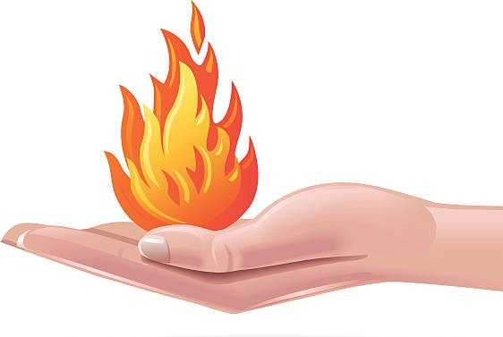 к чему горят ладони левой руки