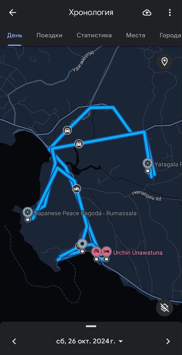 Ну и в субботу были у Японской пагоды, храма Ятагала и у "безлюдного" пляжа в джунглях.