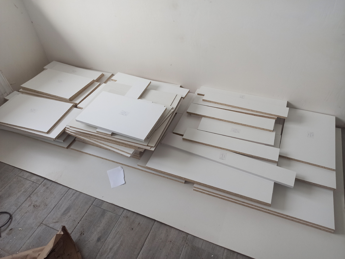 Кухня в разобранном виде 