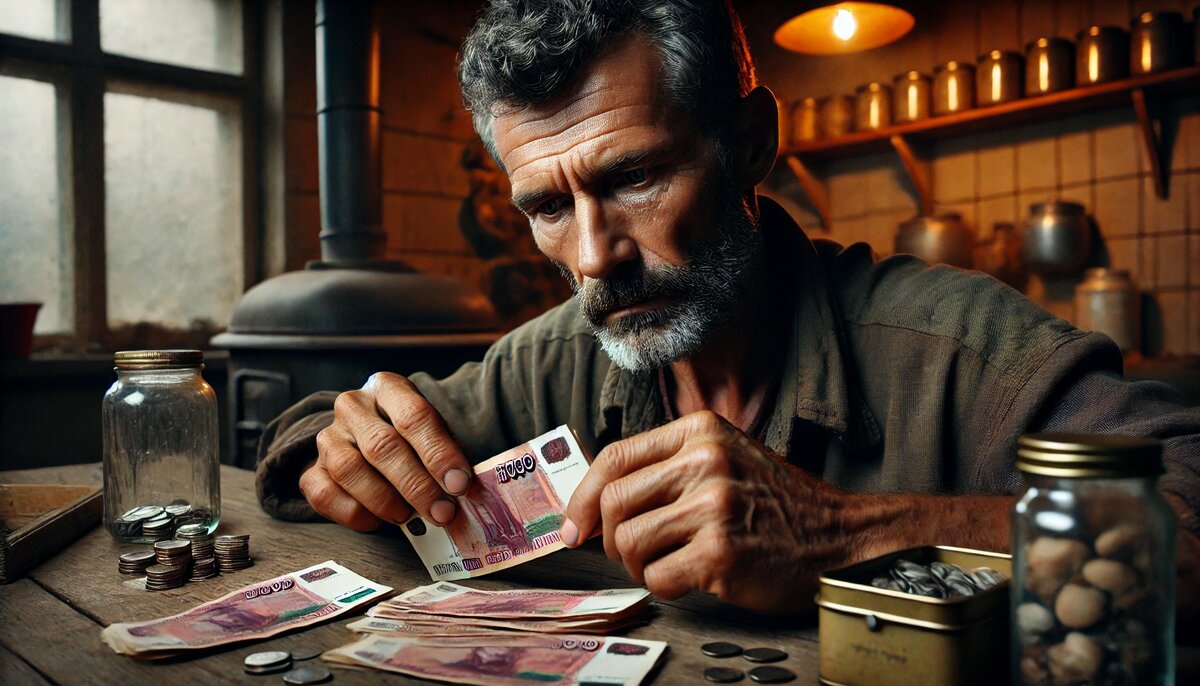 Василий пересчитывает накопления