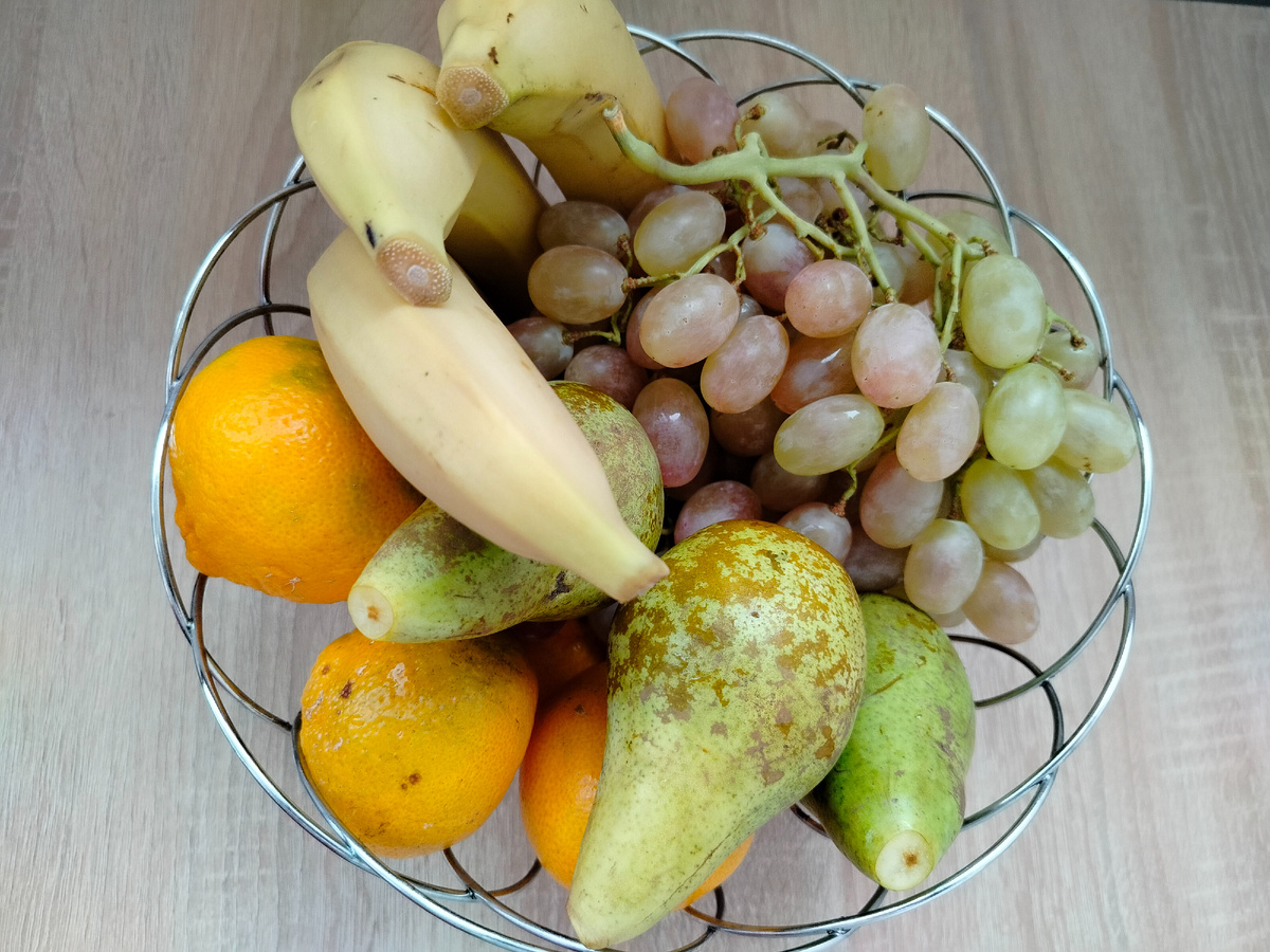 Фруктовая тарелка. Фото автора