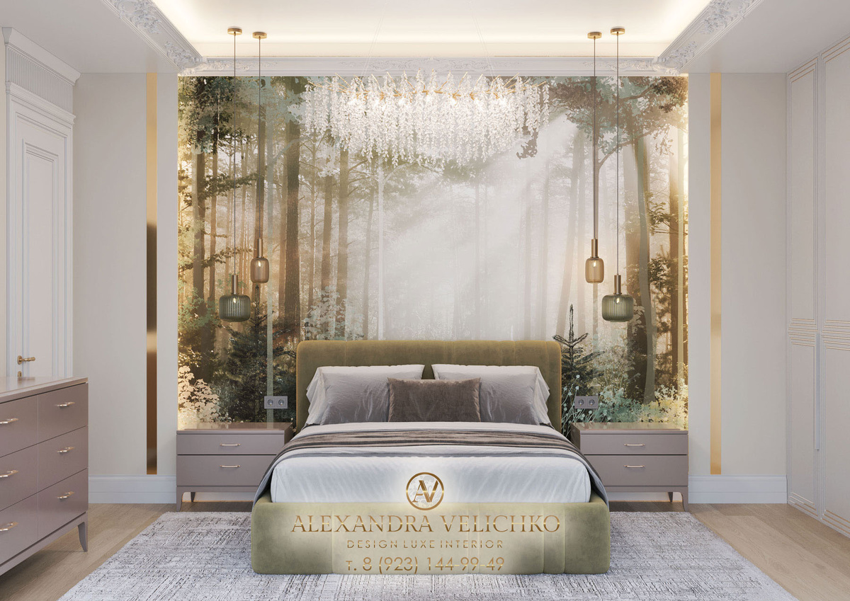 Дизайн спальни. дизайнер интерьера Александра Величко