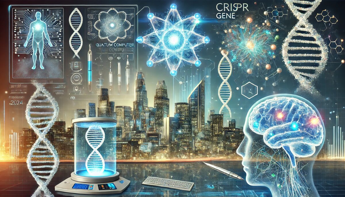 В статье раскрываются самые значимые технологические достижения 2024 года, которые меняют наш мир. От квантовых вычислений, открывающих новые горизонты науки, до персонализированной медицины с использованием CRISPR — эти инновации влияют на здравоохранение, кибербезопасность и даже борьбу с изменением климата. Узнайте, как нейротехнологии ускоряют реабилитацию, а искусственный интеллект становится частью нашей повседневной жизни, помогая в медицине, образовании и транспорте. Открывайте будущее технологий уже сегодня!