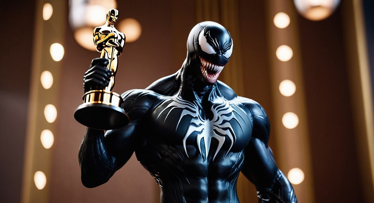 Если бы героям комиксов давали Оскар... (старалась Stable diffusion)