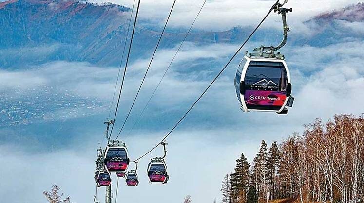    КИРИЛЛ КУХМАРЬ/ТАСС Российским лыжным курортам — отечественные канатные дороги!