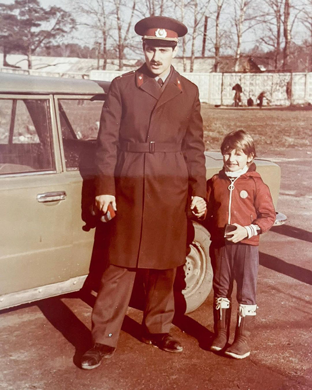    Роман Ротенберг с отцом Борисом. 1986 год.Личный архив соцсети