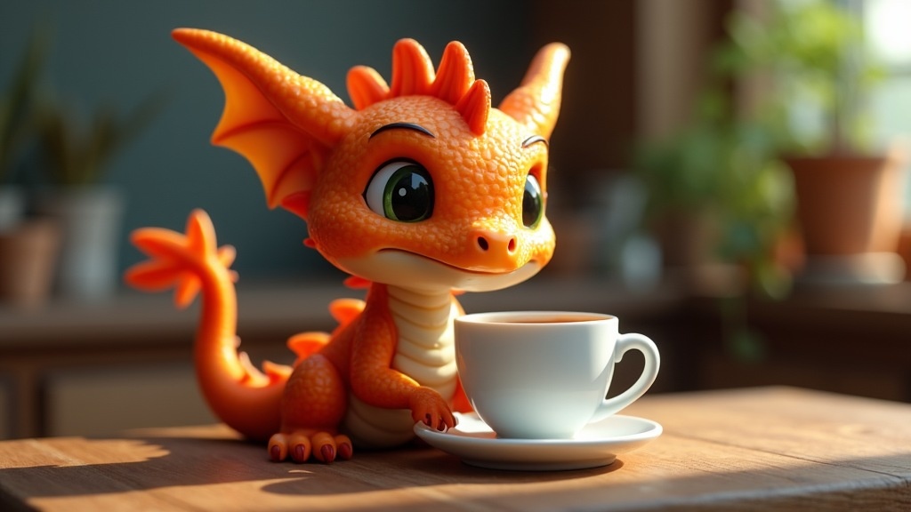 наши гости постарше, но этот такой милый у ИИ получился, что вот прям не удержалась 