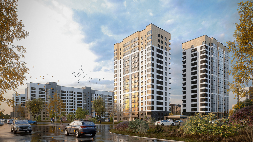 ЖК в Индустриальном районе.