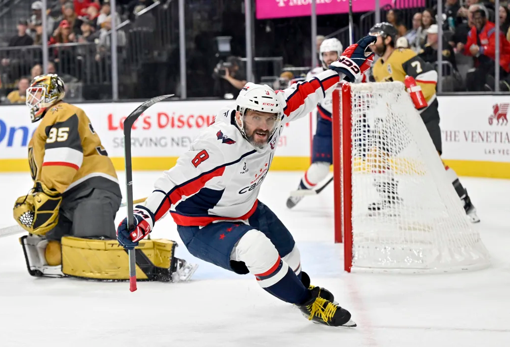 Александр Овечкин оформил свой первый хет-трик с декабря 2022 года. Фото: НХЛ