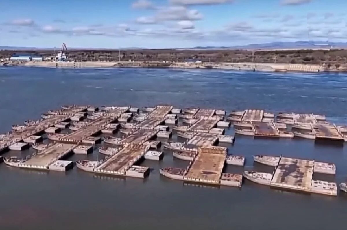    Понтонный мост через Амур соединит Китай и ЕАО