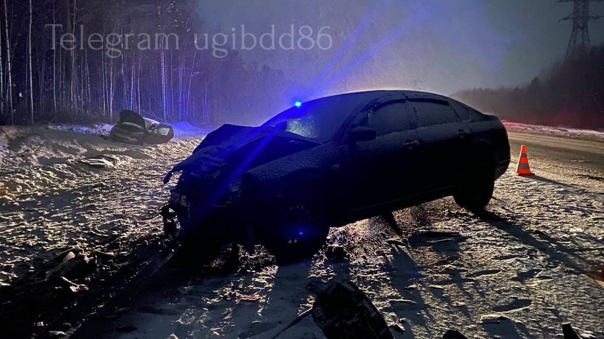    В Югре водитель ВАЗа погиб на встречной полосе