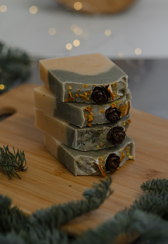 Мыло "Хвойная апельсинка"