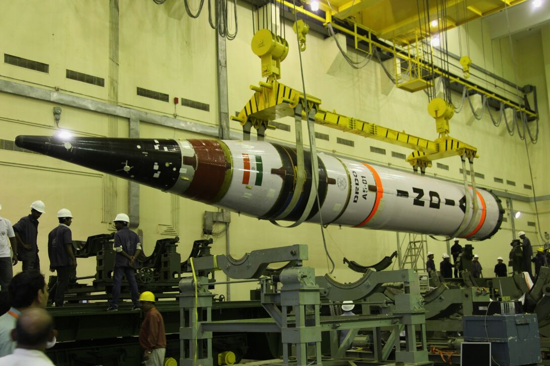 Один из прототипов индийской гиперзвуковой ракеты. Фото DRDO 