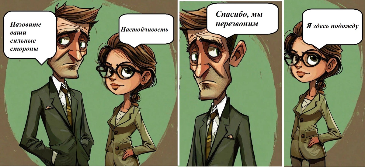 Настойчивая соискательница