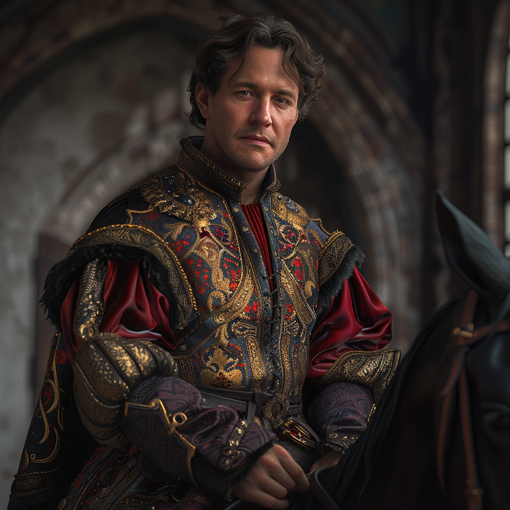 Иван Царевич отправляется в путь за жар-птицей.