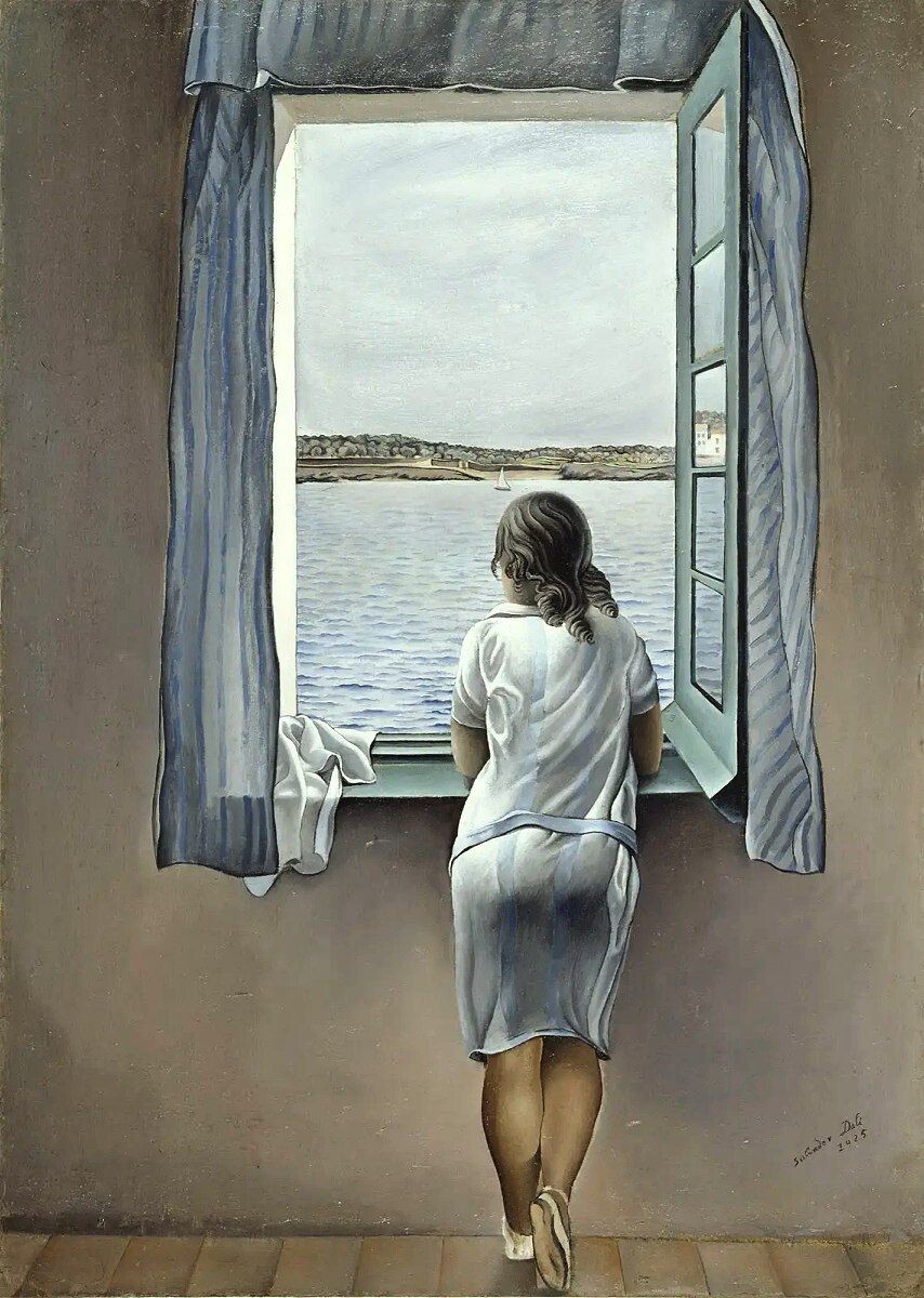 Сальвадор Дали: Фигура у окна, 1925, 102×75 