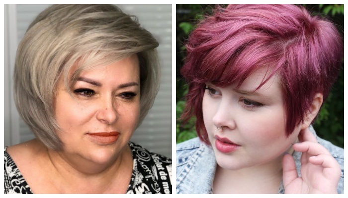 Стрижки и прически для полных женщин