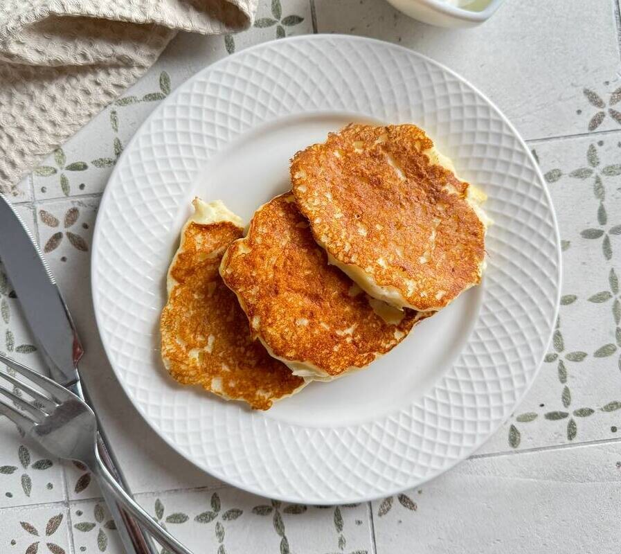 Яблочные оладьи от нашего Мастера - Даши Третьяковой. https://t.me/wellness_hedonism