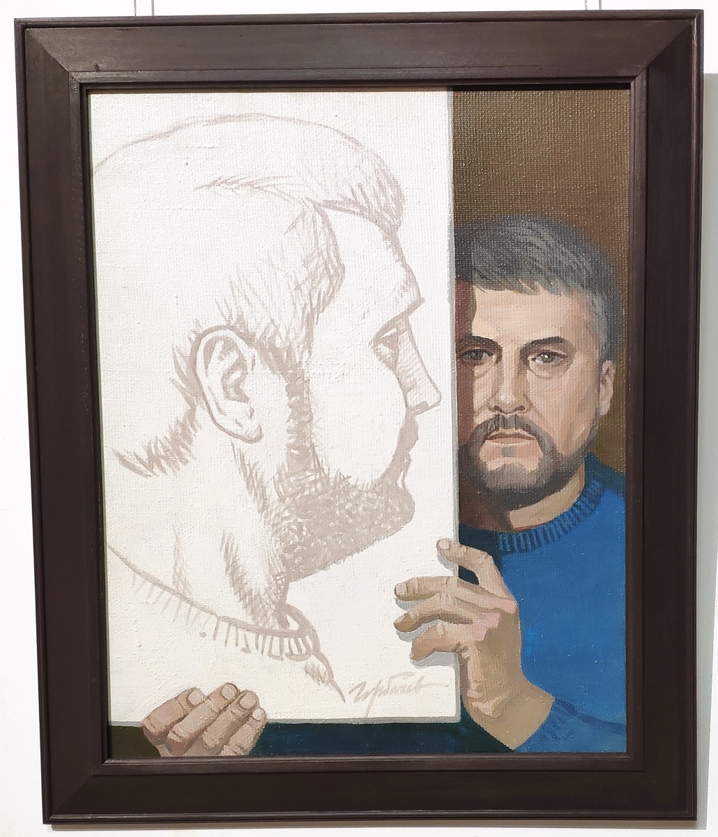 "Автопортрет с автопортретом".