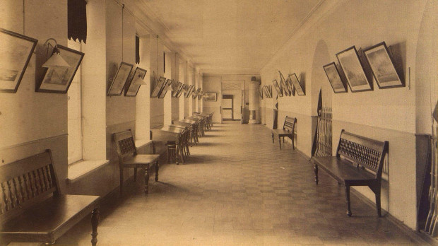 Коридоры Морского кадетского корпуса. Автор неизвестен