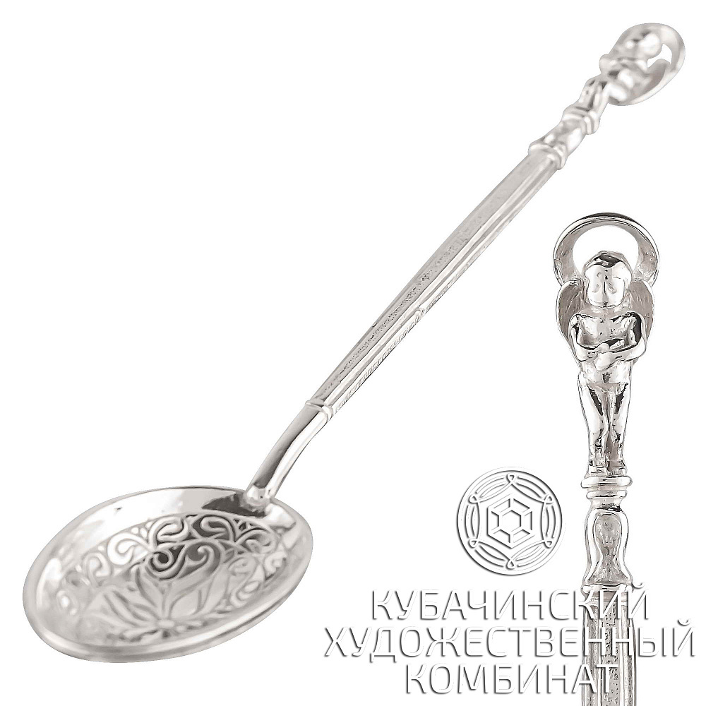 Ложка чайная из серебра 925 пробы (Артикул: 68295)