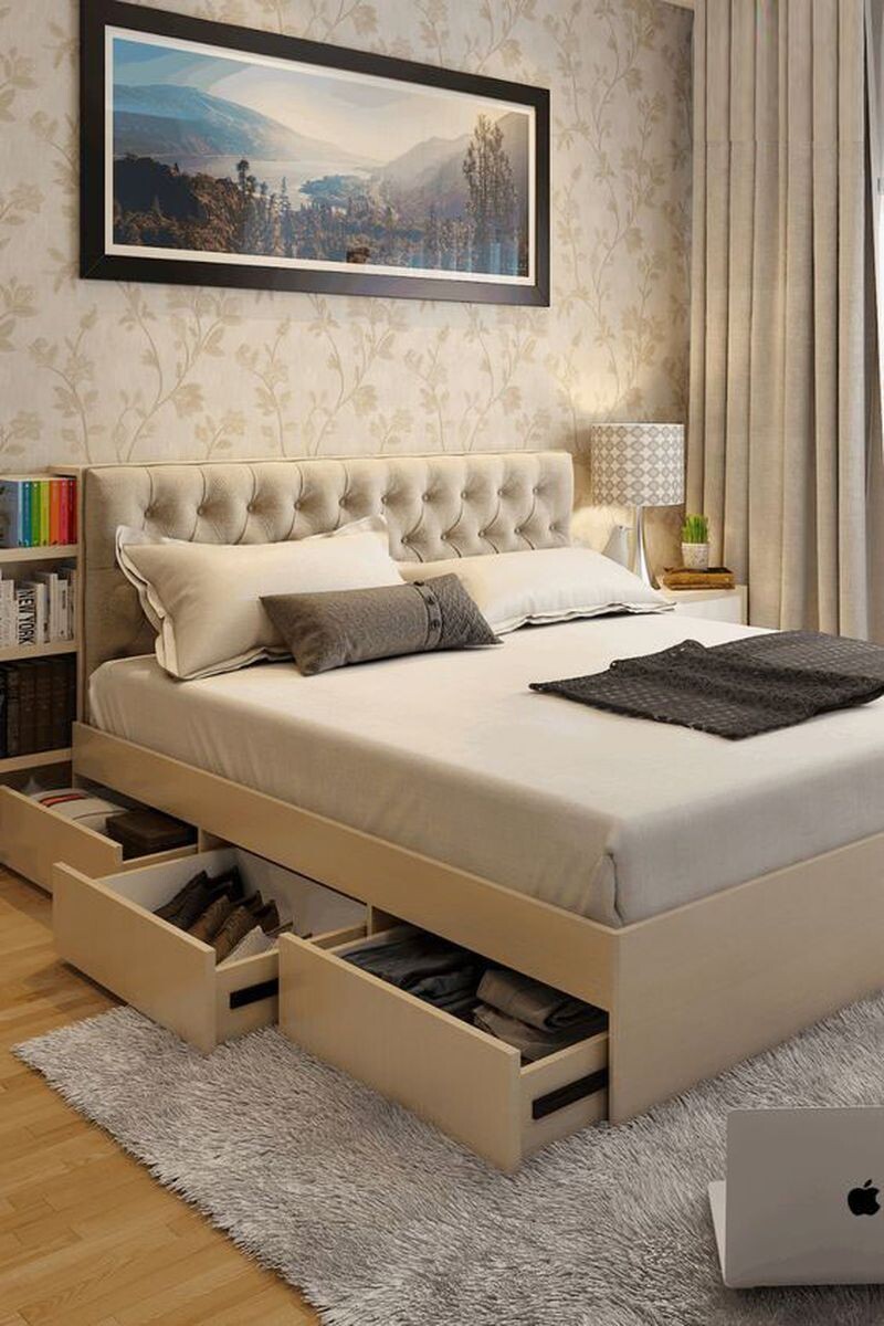 Дизайн маленькой спальни. Фото 2.