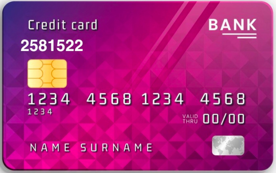 Код 2581522 можно наносить чем угодно. Стирать намеренно не нужно. Написать над чипом вашей банковской карты.