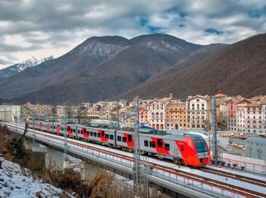    из Ростов на "Розу Хутор" с 27 декабря отправится туристический поезд // фото: телеграм-канал СКЖД