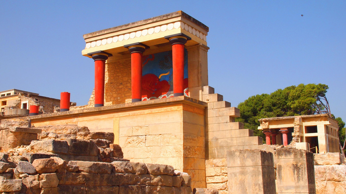 Кносский дворец в наше время