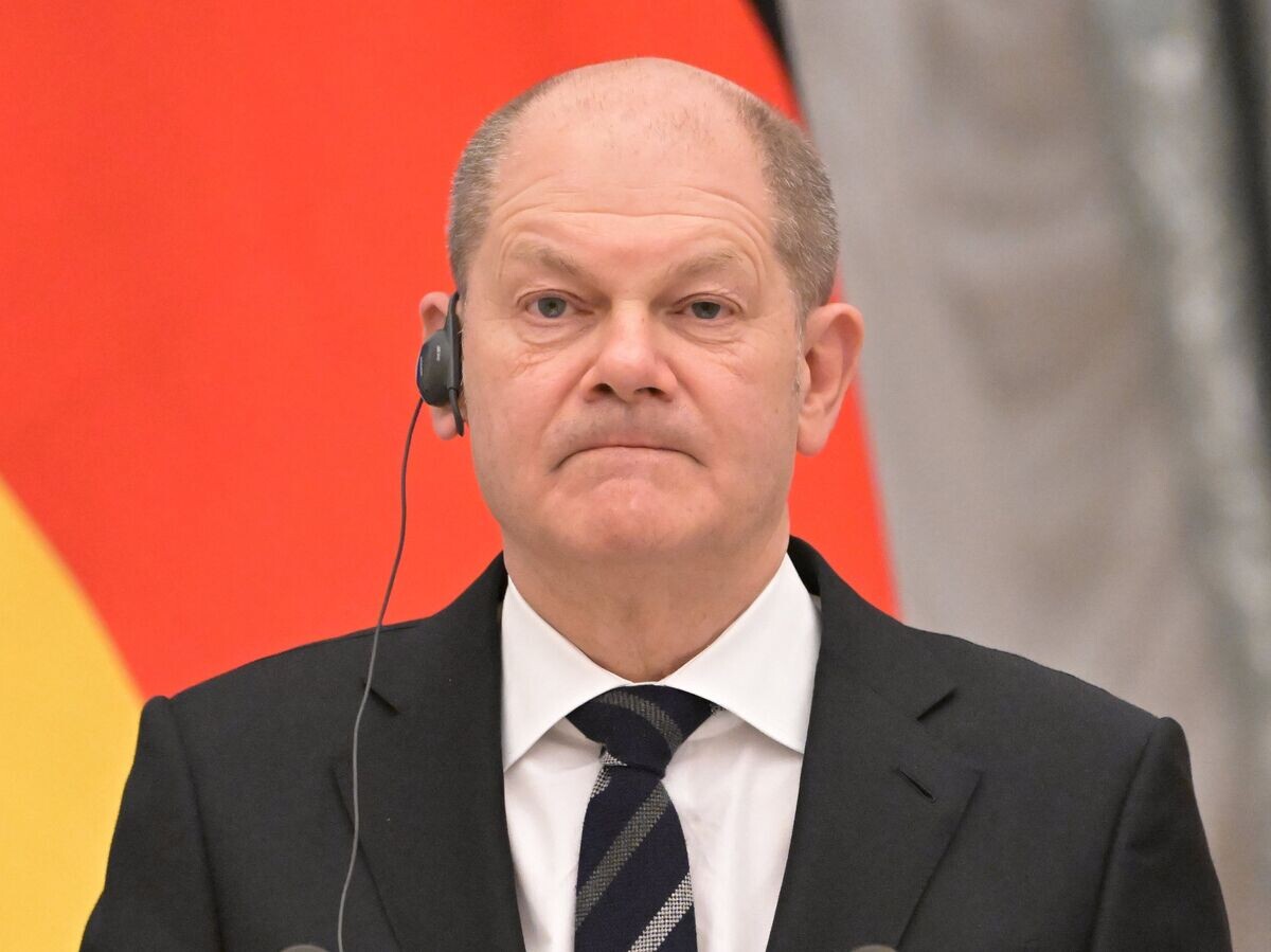    Канцлер ФРГ Олаф Шольц© РИА Новости . Сергей Гунеев