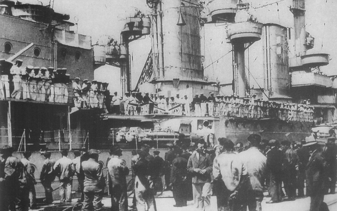 «Кенигсберг» в Гдыне, август 1935 год