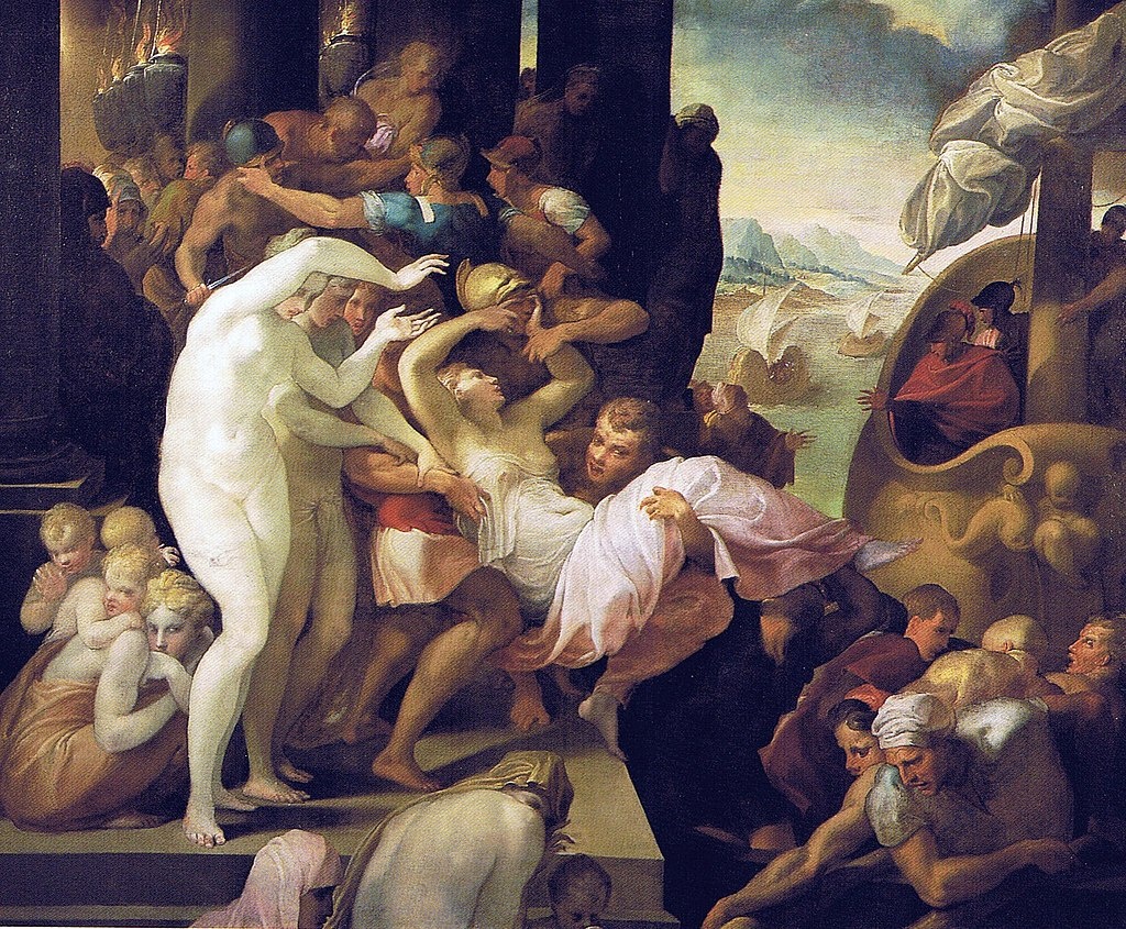 Франческо Приматиччо, "Похищение Елены", 1530—1539.