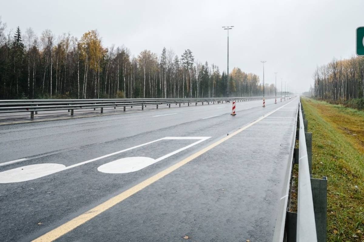 «Музыкальная» разметка на М-11. Источник фото: abw.by