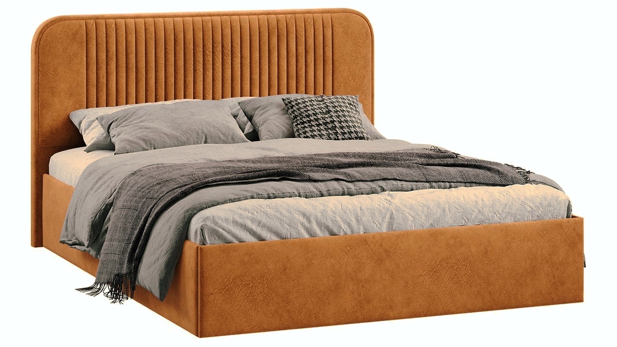 Кровать Тиффани тип1 фабрика "Три Я" г. Волгодонск. Данная кровать выпускается в нескольких вариантах ткани. Также фабрика выпускает много других вариантов кроватей.