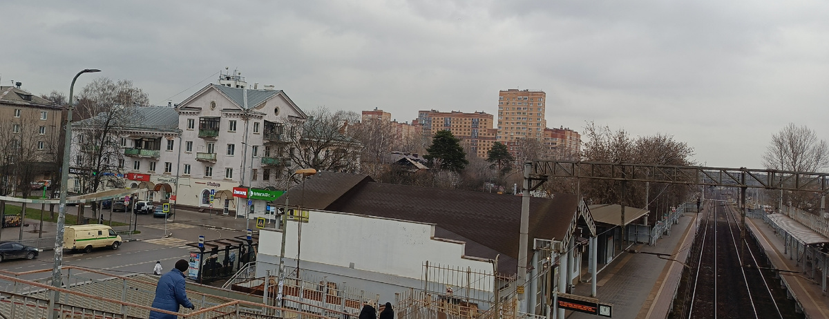 Щелково с моста платформы Воронок 