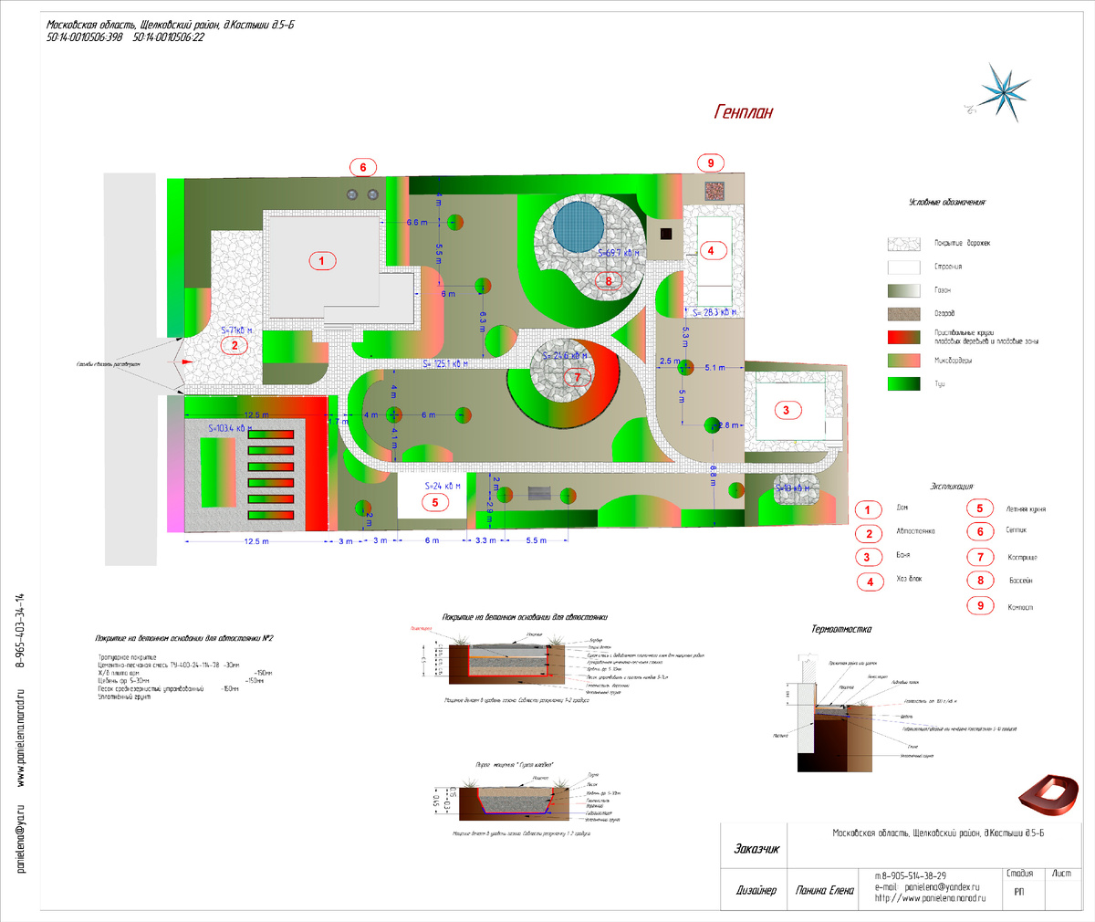 Образец Экспресс проекта ландшафтного дизайна