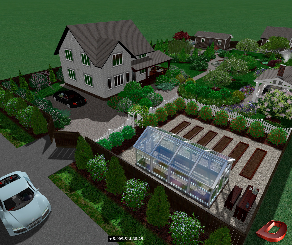 Образец Экспресс проекта ландшафтного дизайна