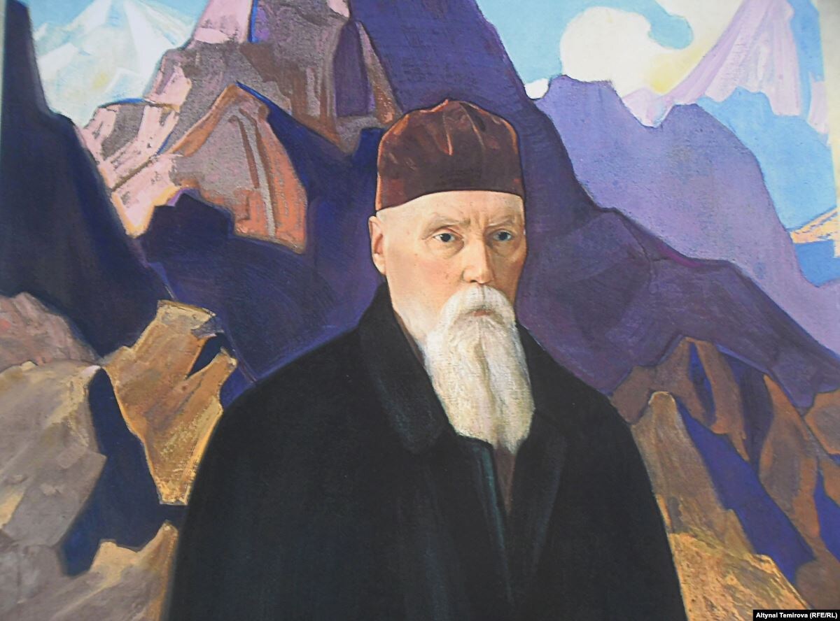 портрет Николая Рериха кисти Констанина Сомова - Русский Музей