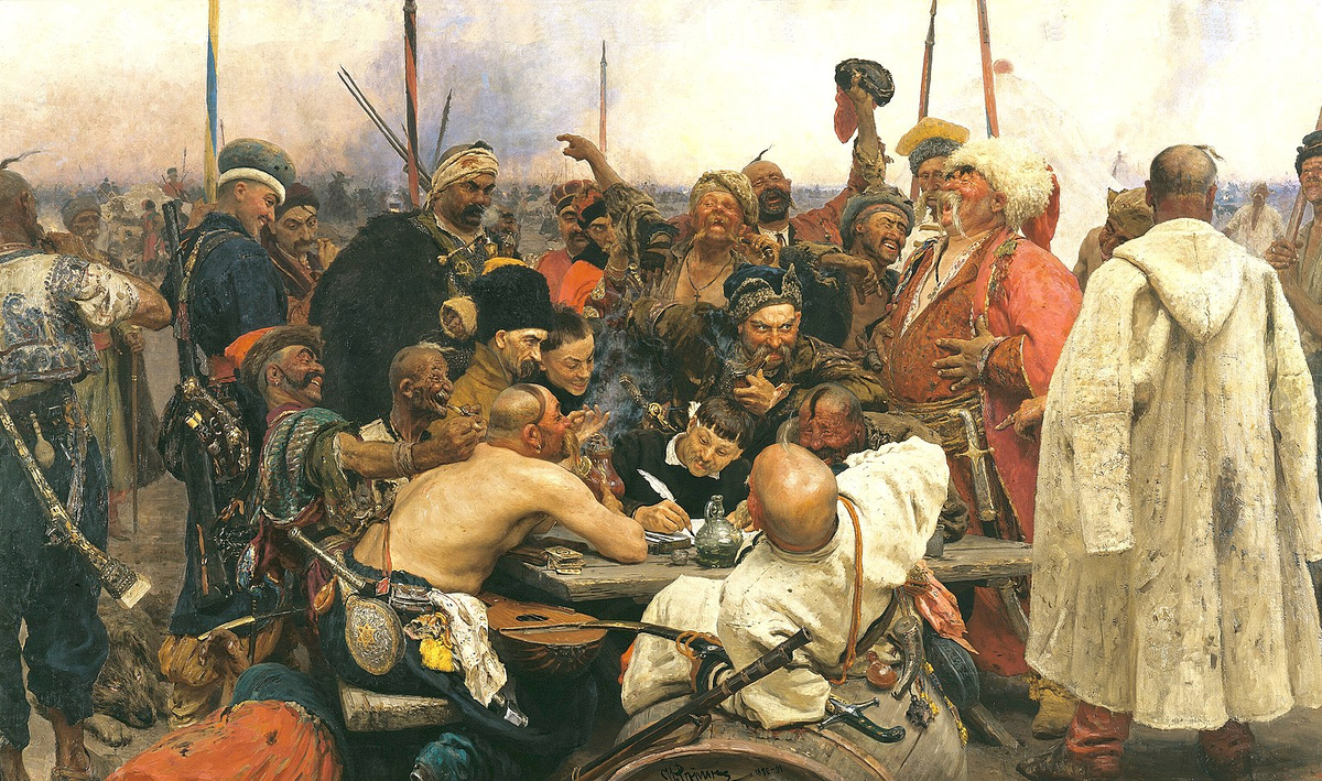 Картина Ильи Репина "Запорожцы"
