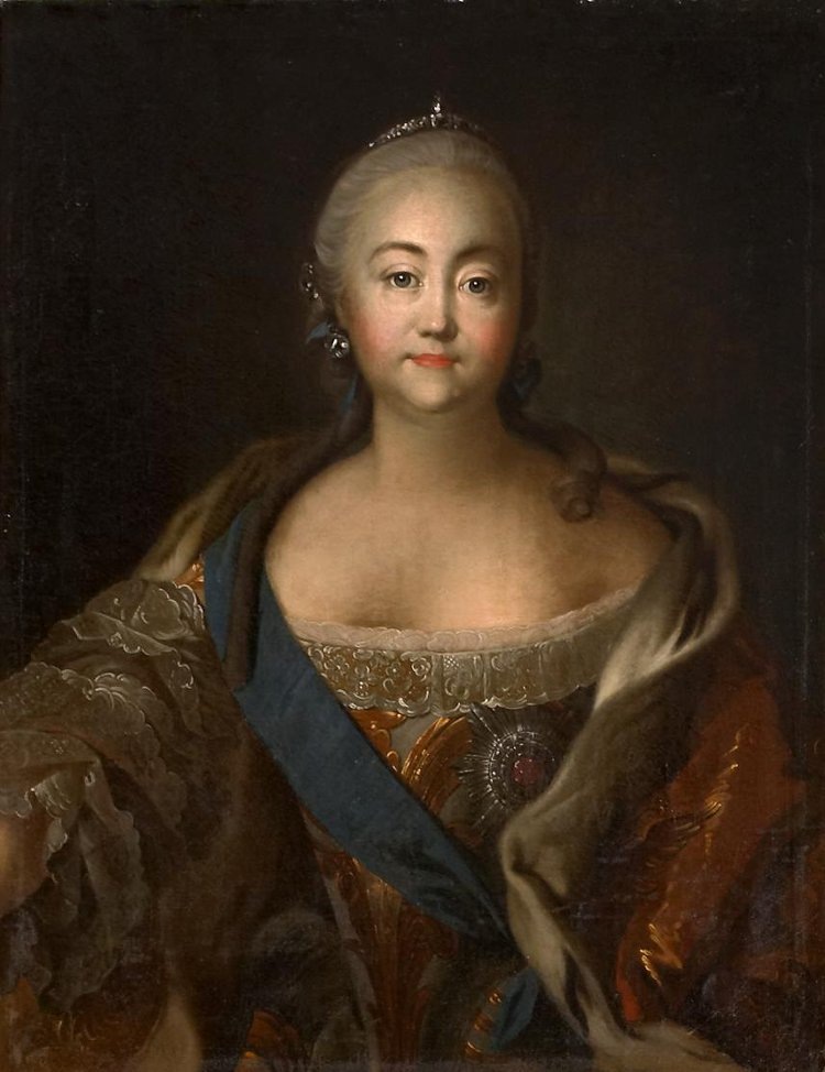 Портрет императрицы Елизаветы Петровны. 1760-е гг. Аргунов И.П.