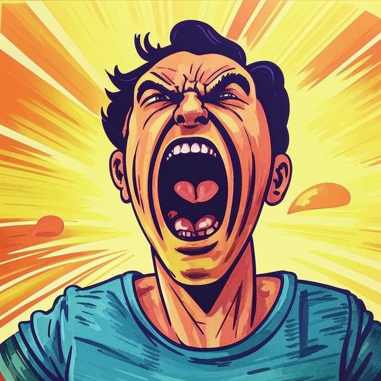 GigaChat по запросу картинка "Психанул"))