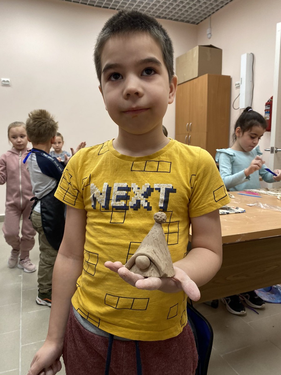 Гном Гномыч из глины. 