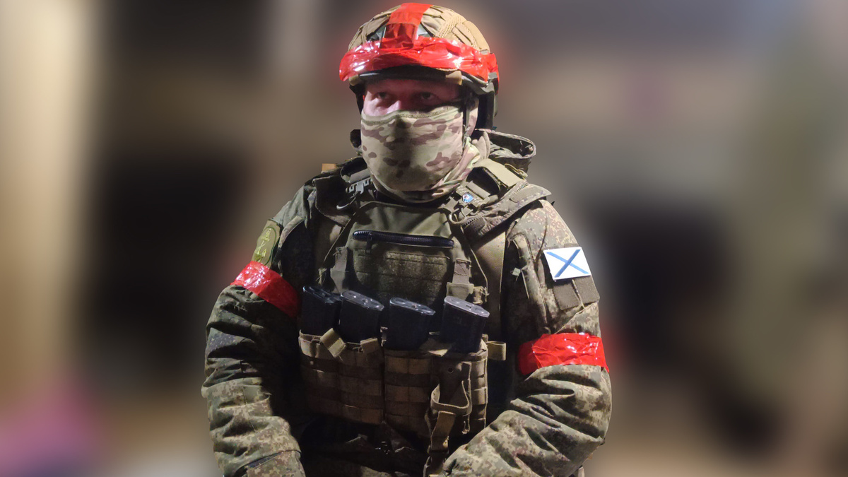     Командир штурмовой группы морпехов с позывным Кипиш / Минобороны РФ