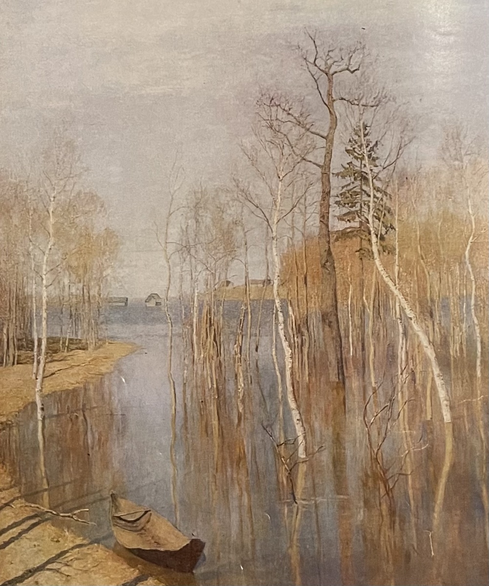 Живопись Левитан И.И. Весна. Большая вода
