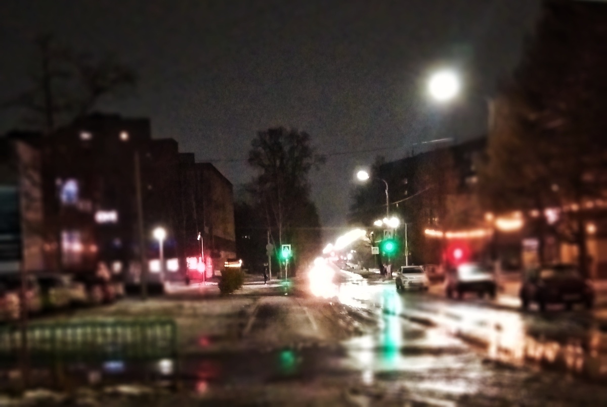 На прогулке по вечернему городу