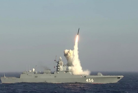    Пуск крылатой ракеты «Калибр»