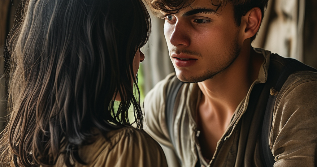 — Отпусти меня, — пискнула девушка