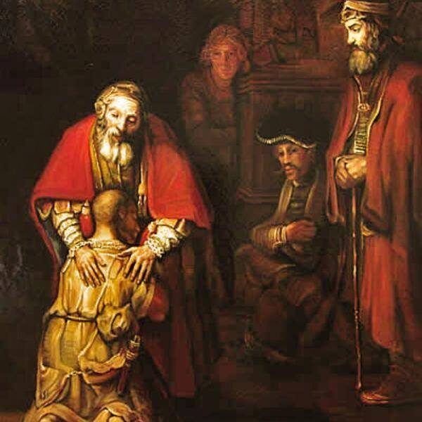 Рембрандт "Возвращение блудного сына" 1668 г.
