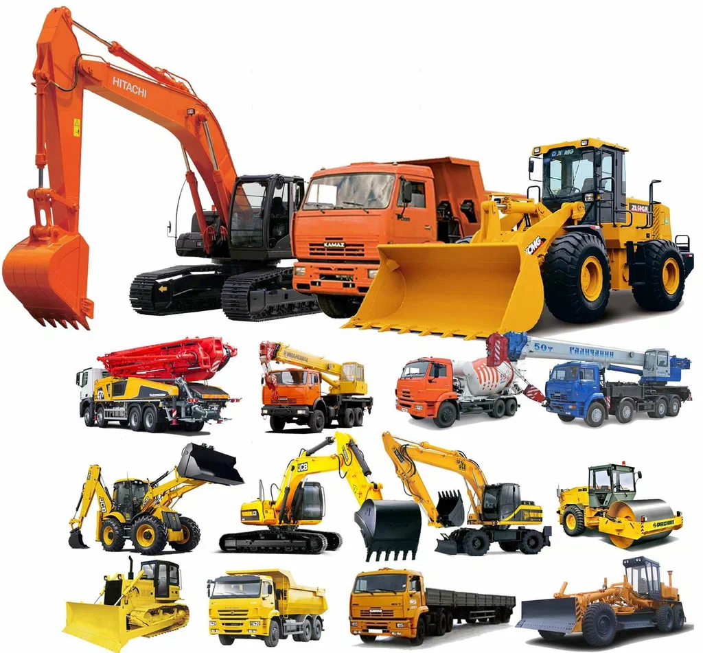 Варианты спецтехники с исполнительными механихмами