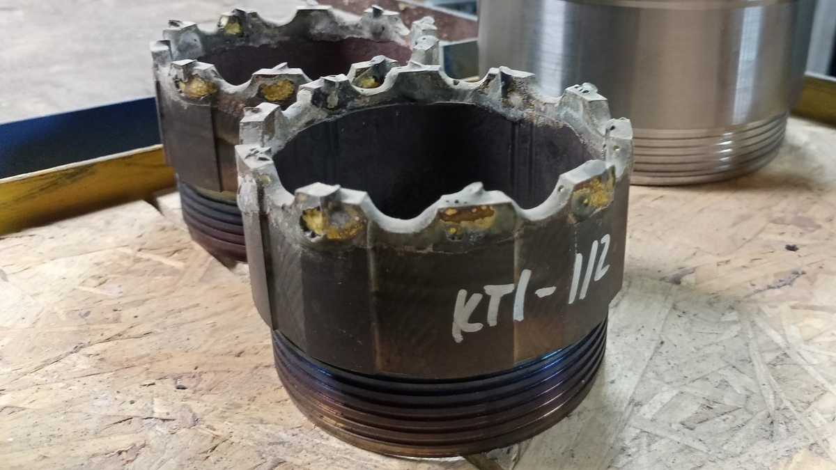 Буровая коронка КТ-1 для колонкового бурения